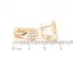 Серьги Xuping Позолота 18K английский замок Инкрустация кристаллами фото №2
