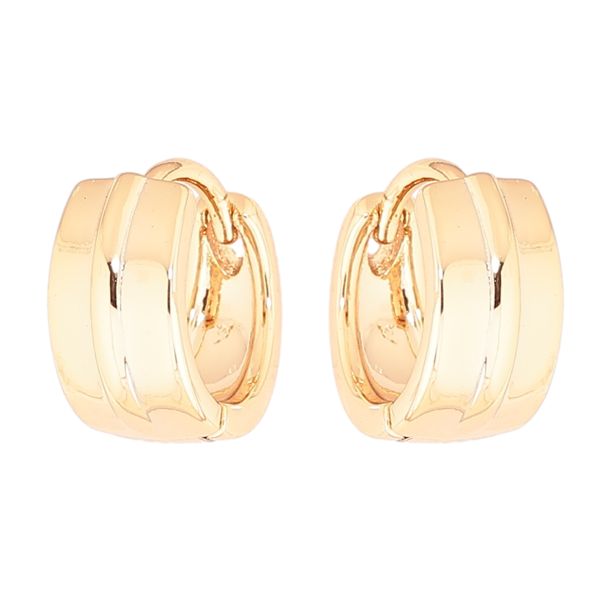 Сережки Xuping Позолота 18K колечка Декоративний візерунок фото №1