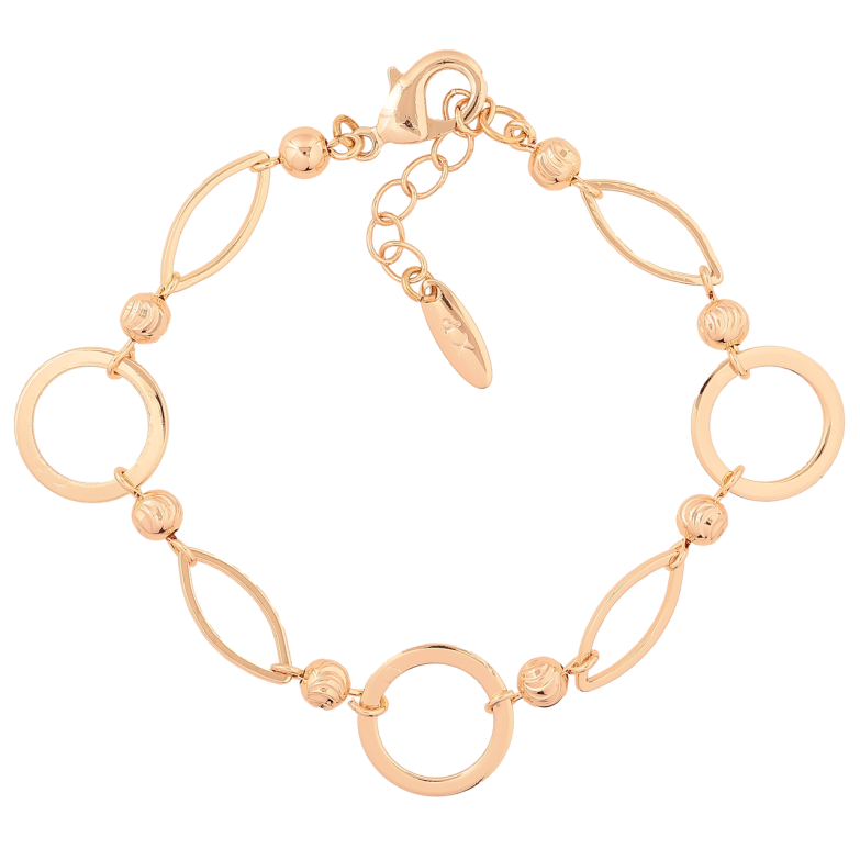 Браслет Xuping M&L Колір 18K «Декоративний візерунок» довжина з доп.ланцюжком 19-22см х 5-15мм фото №1