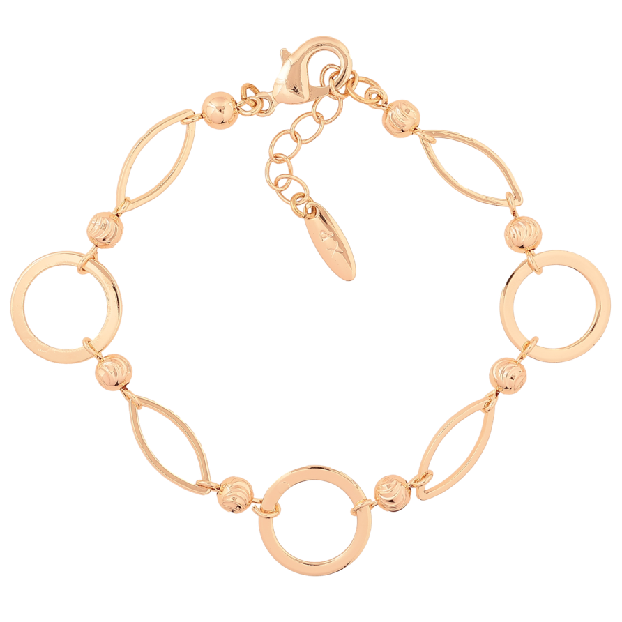 Браслет Xuping M&L Колір 18K «Декоративний візерунок» довжина з доп.ланцюжком 19-22см х 5-15мм фото №1