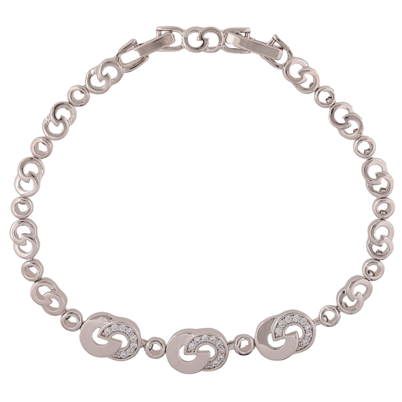 Браслет Xuping Родій «Декоративний візерунок» розмір з доп. замком 17,19см х 4-8мм фото №24