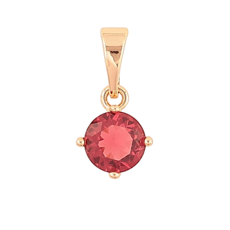 Кулон Xuping M&L Колір 18К «Червоний кристал, ø 6мм» для ланцюжка до 5мм фото №24 Кулон Xuping M&L Колір 18К «Червоний кристал, ø 6мм» для ланцюжка до 5мм фото №24