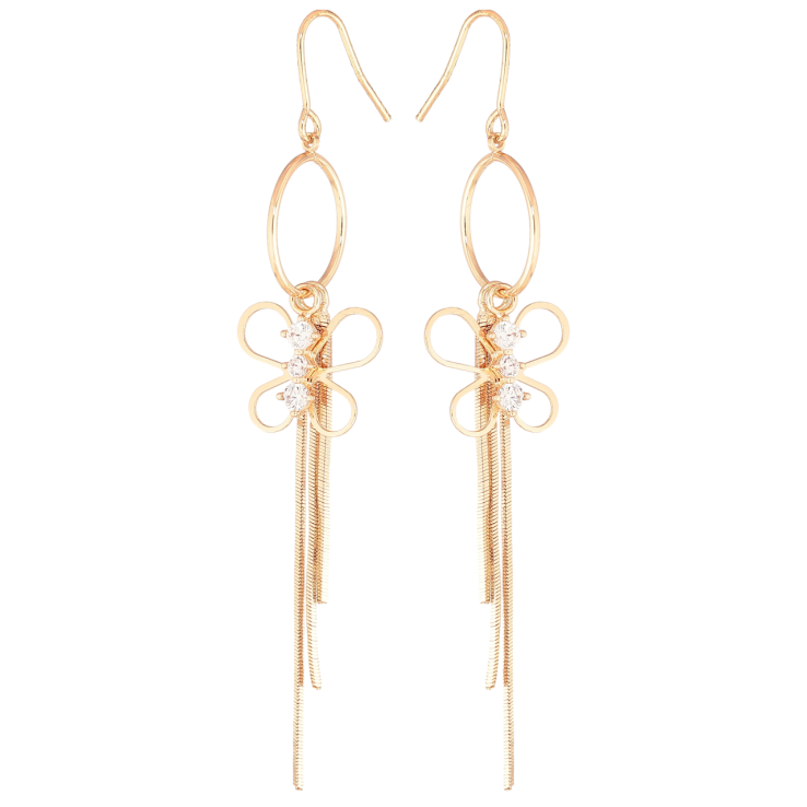 Сережки Xuping M&L Колір 18K французький замок «Підвіски метелики» фото №14 Сережки Xuping M&L Колір 18K французький замок «Підвіски метелики» фото №14