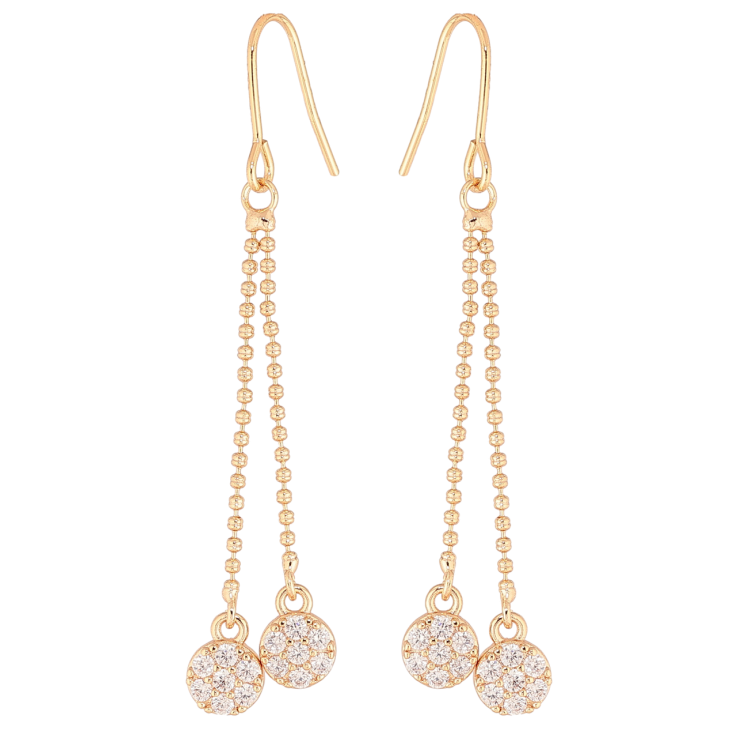 Сережки Xuping M&L Колір 18K французький замок «Підвіски з кристалами» фото №22 Сережки Xuping M&L Колір 18K французький замок «Підвіски з кристалами» фото №22