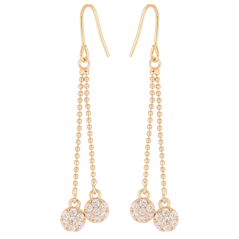 Сережки Xuping M&L Колір 18K французький замок «Підвіски з кристалами» фото №9