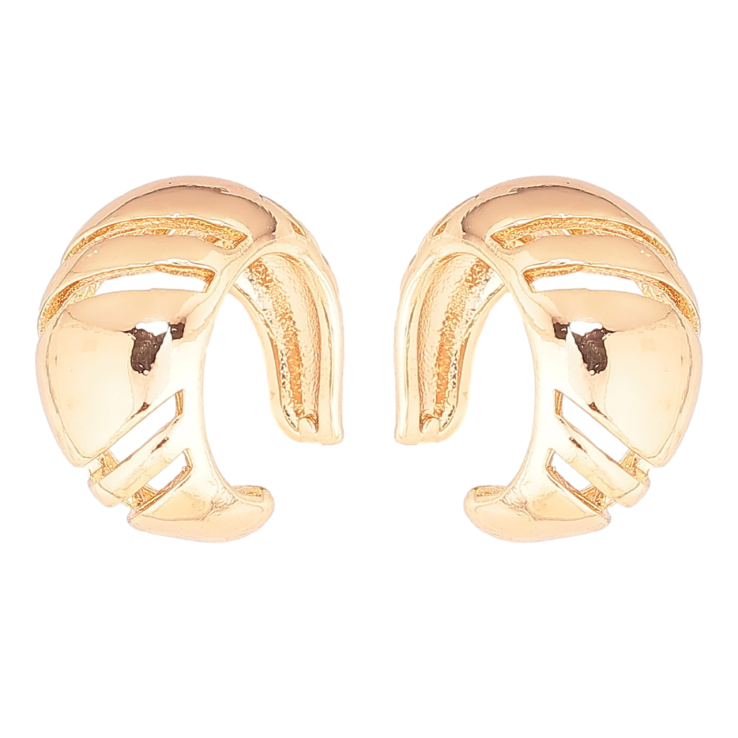 Сережки Xuping M&L Колір 18K кафи «Різьблений візерунок» фото №7 Сережки Xuping M&L Колір 18K кафи «Різьблений візерунок» фото №7