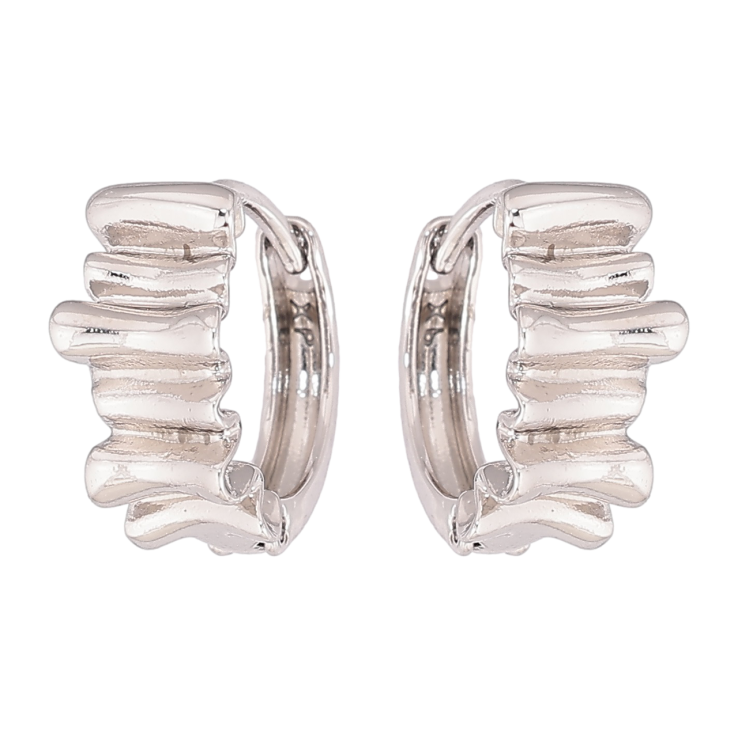 Серьги Xuping Родий колечки Декоративный узор фото №12