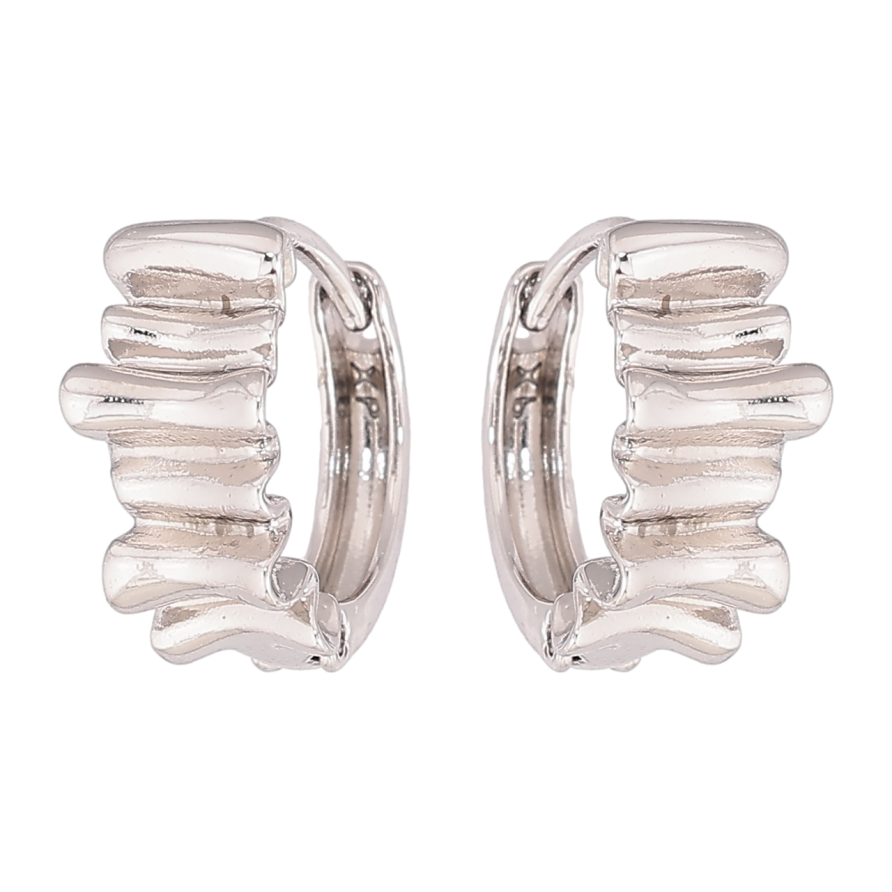 Серьги Xuping Родий колечки Декоративный узор фото №1