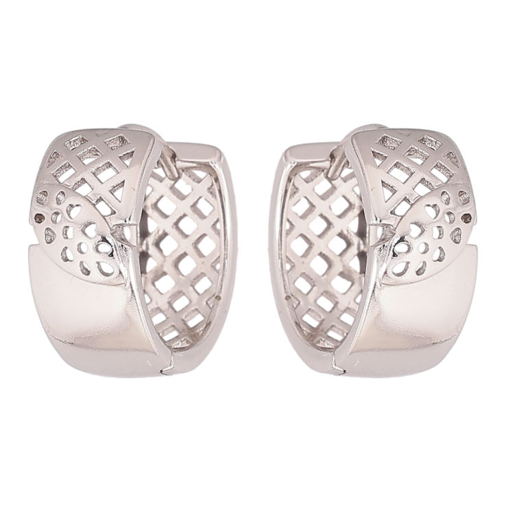 Сережки Xuping Родій колечка «Різьблений візерунок» фото №6