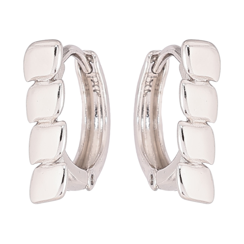 Сережки Xuping Родій колечка «Декоративний візерунок» фото №1