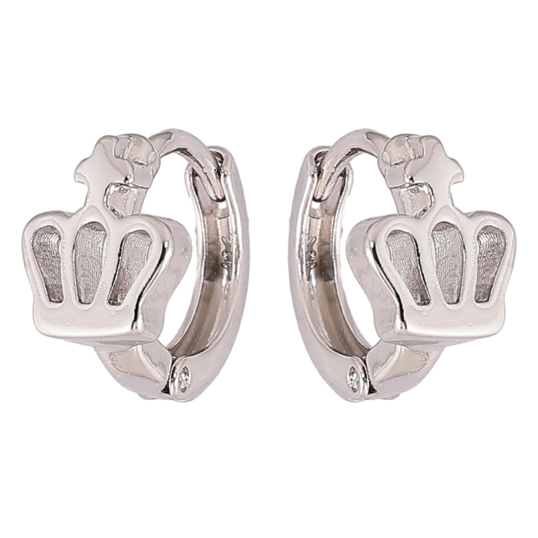 Сережки Xuping Родій колечка «Корона» фото №2