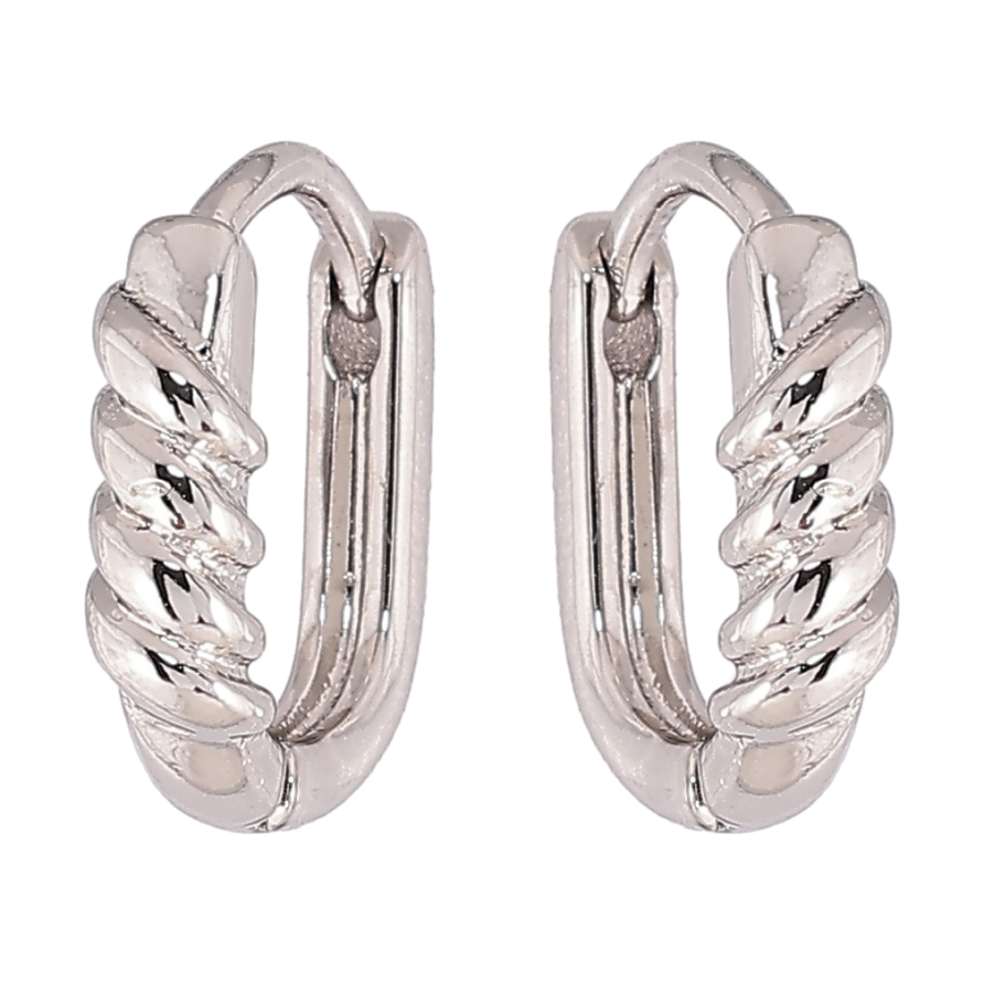 Сережки Xuping Родій колечка «Декоративний візерунок» фото №1