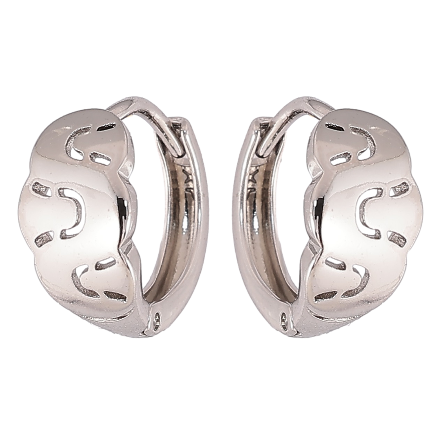 Сережки Xuping Родій колечка «Декоративний візерунок» фото №1