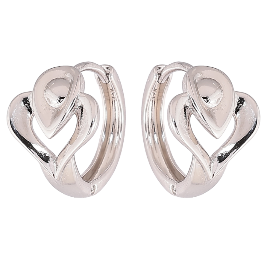 Сережки Xuping Родій колечка «Декоративний візерунок» фото №1