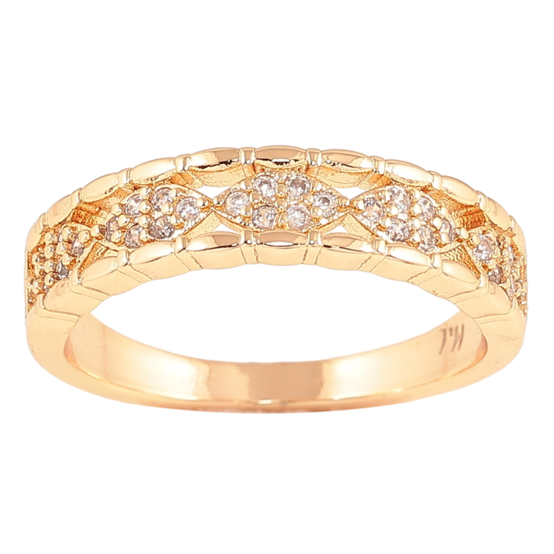 Кольцо Xuping M&L Цвет 18К Инкрустация кристаллами фото №1