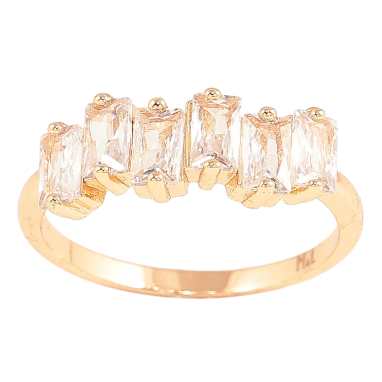 Кольцо Xuping M&L Цвет 18К Дорожка кристаллов фото №1