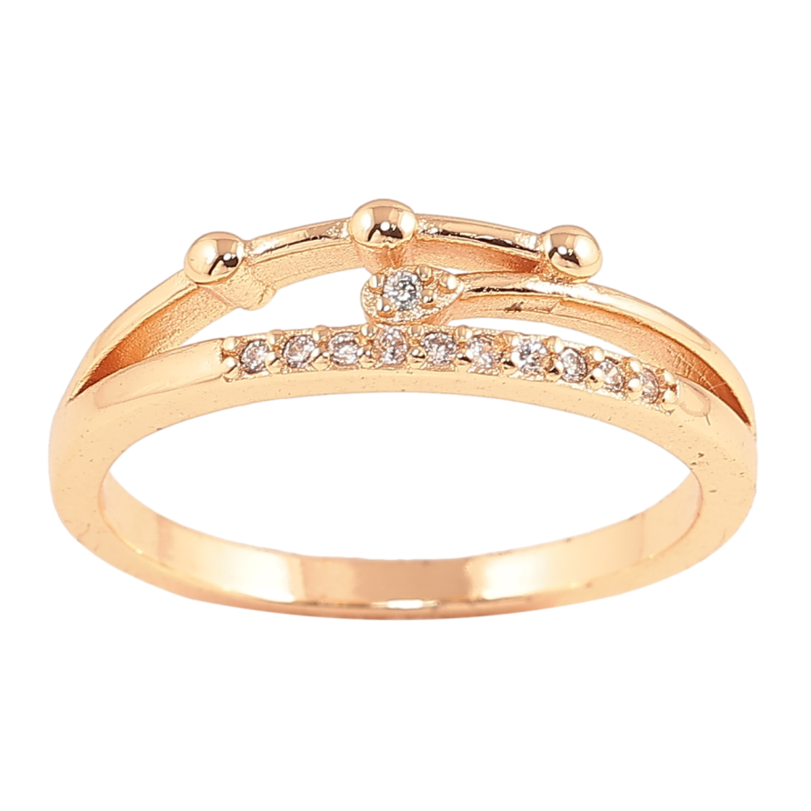 Кольцо Xuping M&L Цвет 18К Декоративный узор фото №1