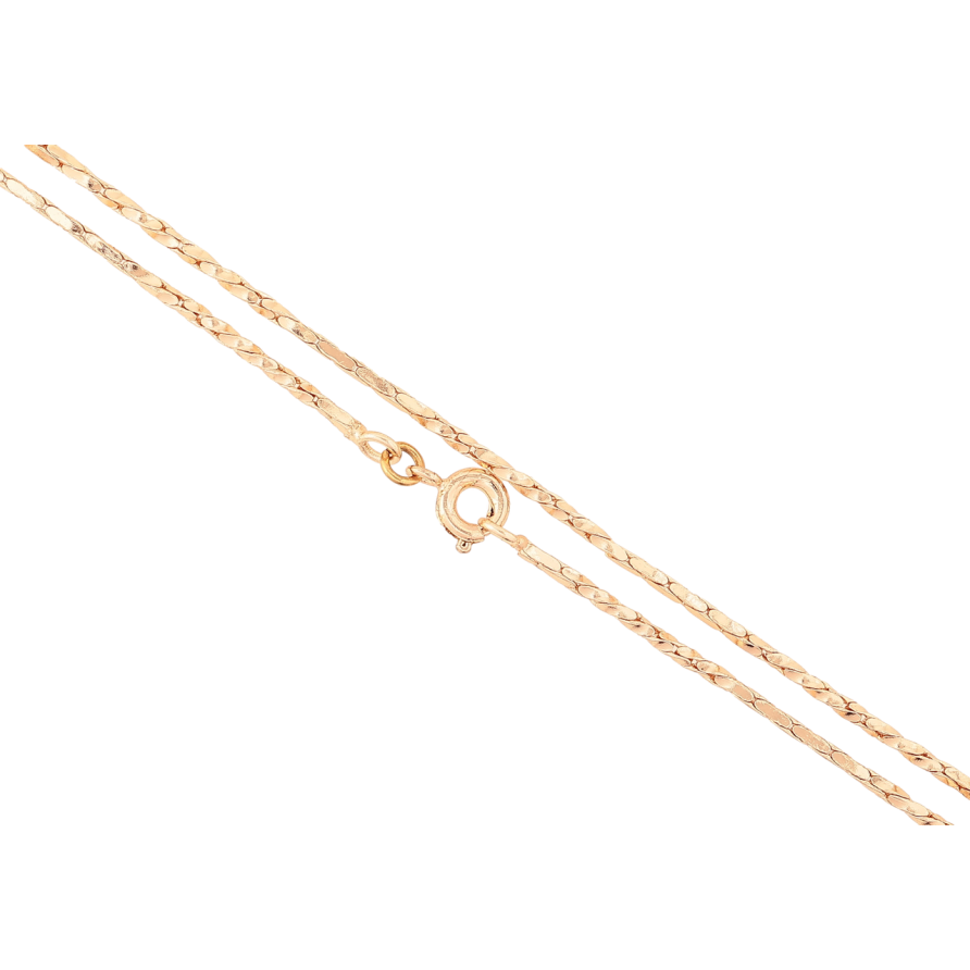 Ланцюжок Xuping M&L Колір 18К «Плетіння Фантазійне» довжина 44см х 2мм фото №1