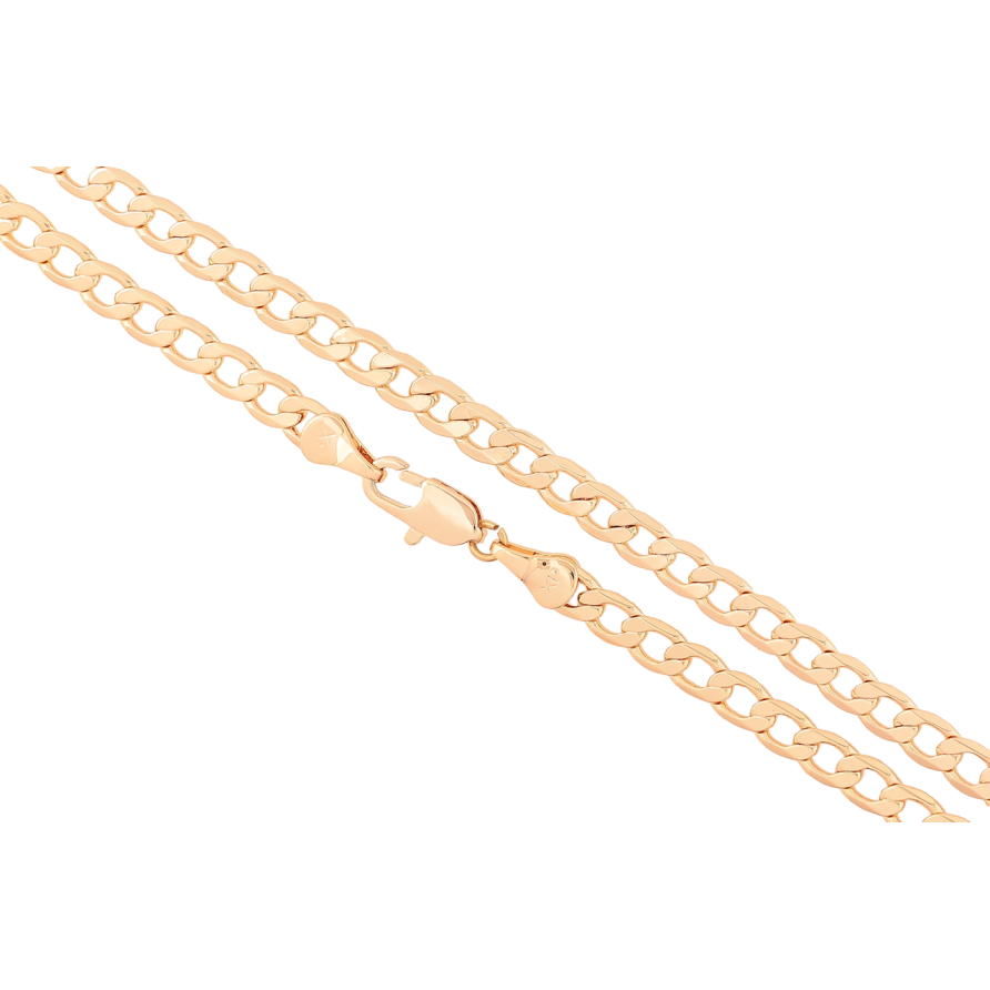Ланцюжок Xuping M&L Колір 18К «Плетіння Панцирне» довжина 45см х 4мм фото №1