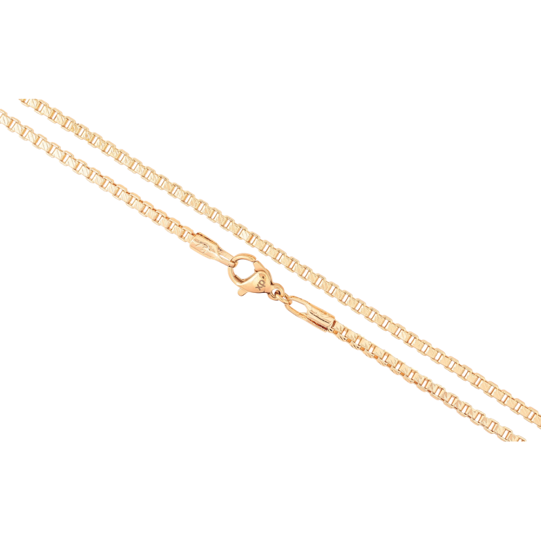 Ланцюжок Xuping M&L Колір 18К «Плетіння Венеціанське» довжина 44см х 2мм фото №1