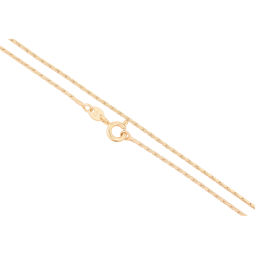 Ланцюжок Xuping M&L Колір 18К «Плетіння Фантазійне» довжина 40см х 1мм фото №1