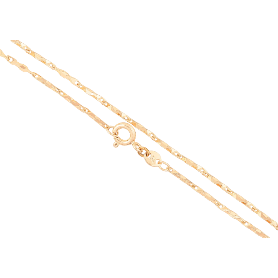 Ланцюжок Xuping M&L Колір 18К «Плетіння Фантазійне» довжина 46см х 2мм фото №1