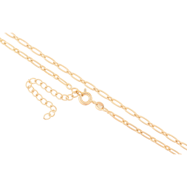 Цепочка Xuping M&L Цвет 18К Плетение Фантазийное длина 42-47см х 3мм фото №9