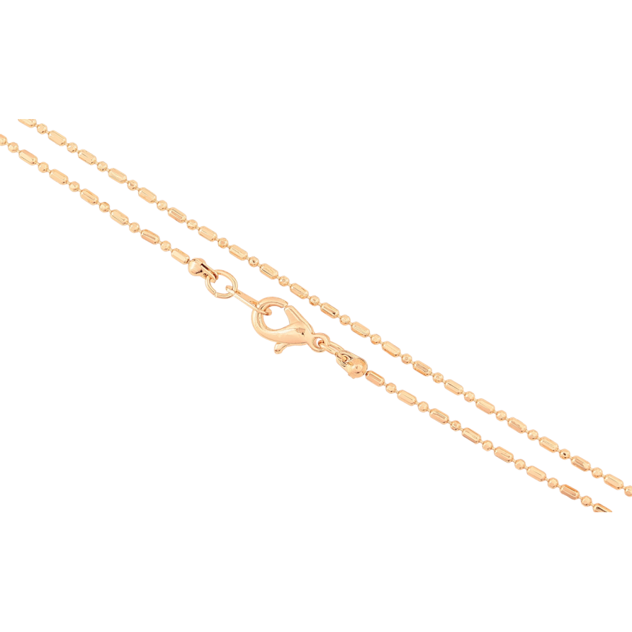 Ланцюжок Xuping M&L Колір 18К «Плетіння Перлина» довжина 40см х 1мм фото №1