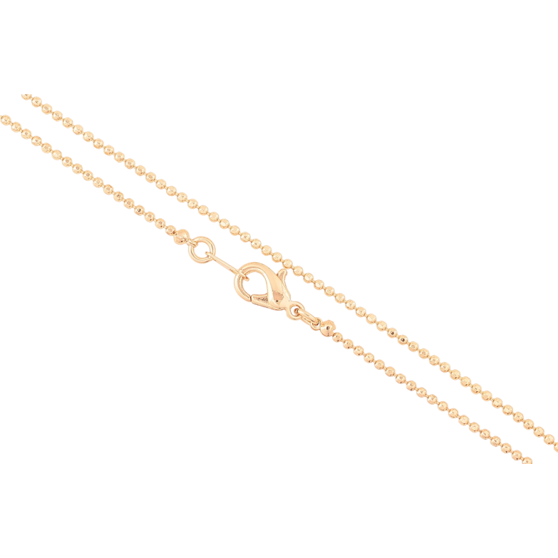 Цепочка Xuping M&L Цвет 18К Плетение Перлина длина 45см х 1мм фото №1