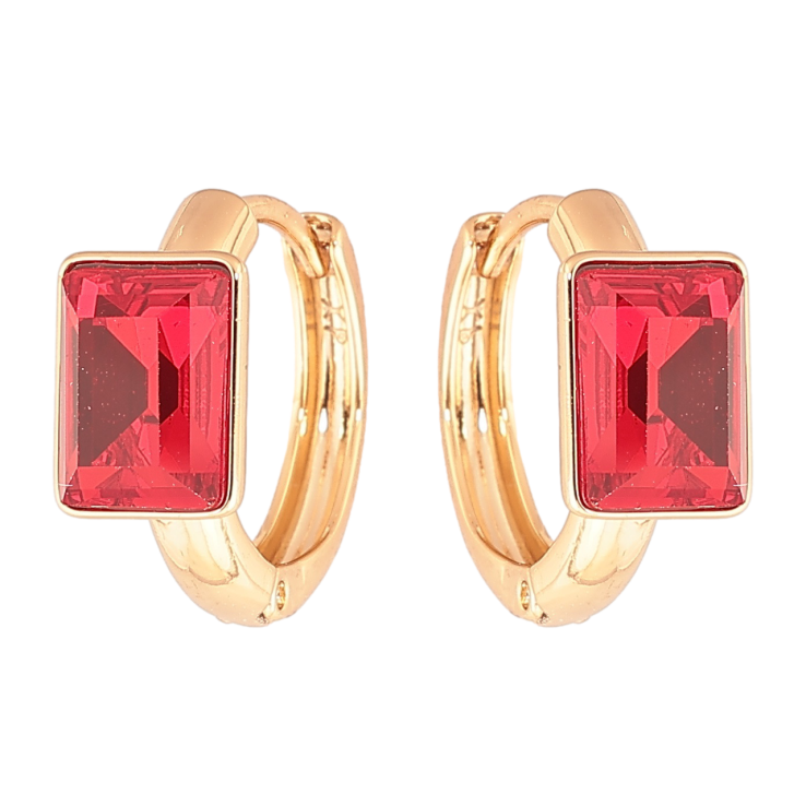 Сережки Xuping колір 18K з кристалами Swarovski колечка «Кристали Siam» фото №16