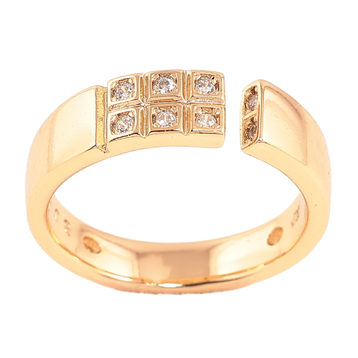 Каблучка Xuping Позолота 18K «Інкрустація кристалами» фото №19