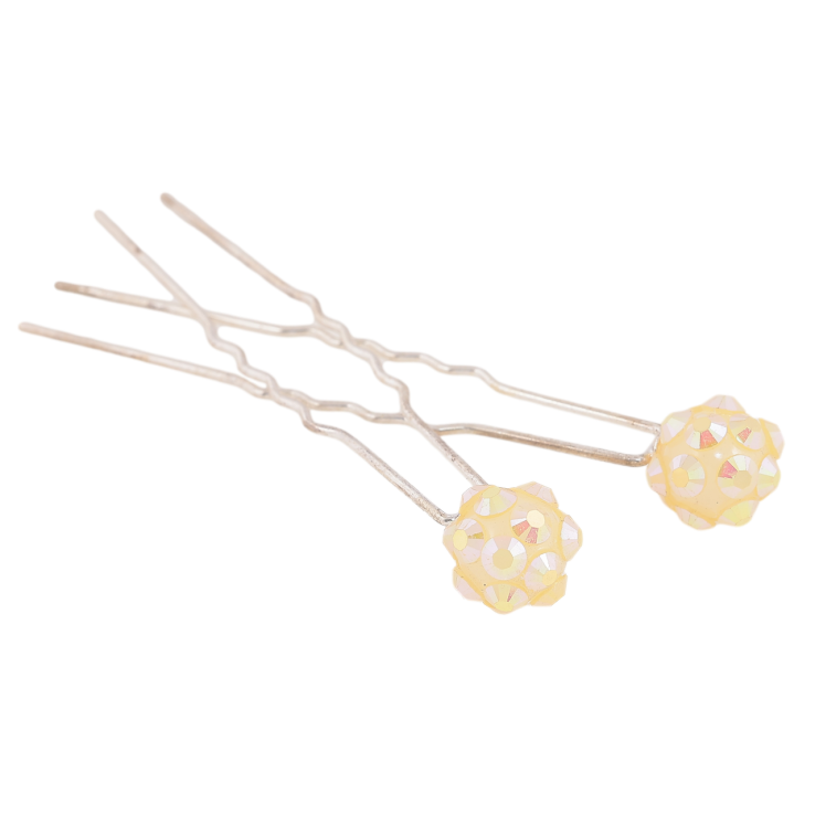 Шпилька для волосся Намистина зі стразами ø 10мм (ціна за одну штуку) фото №22