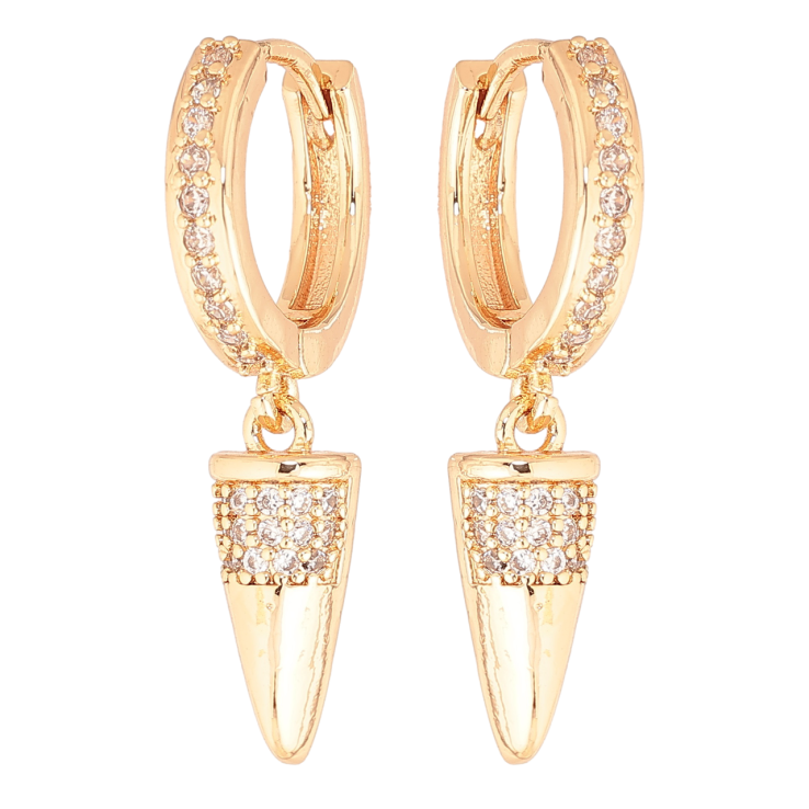 Сережки Xuping M&L Колір 18K підвіски на колечках «Декоративні підвіски з кристалами» фото №25