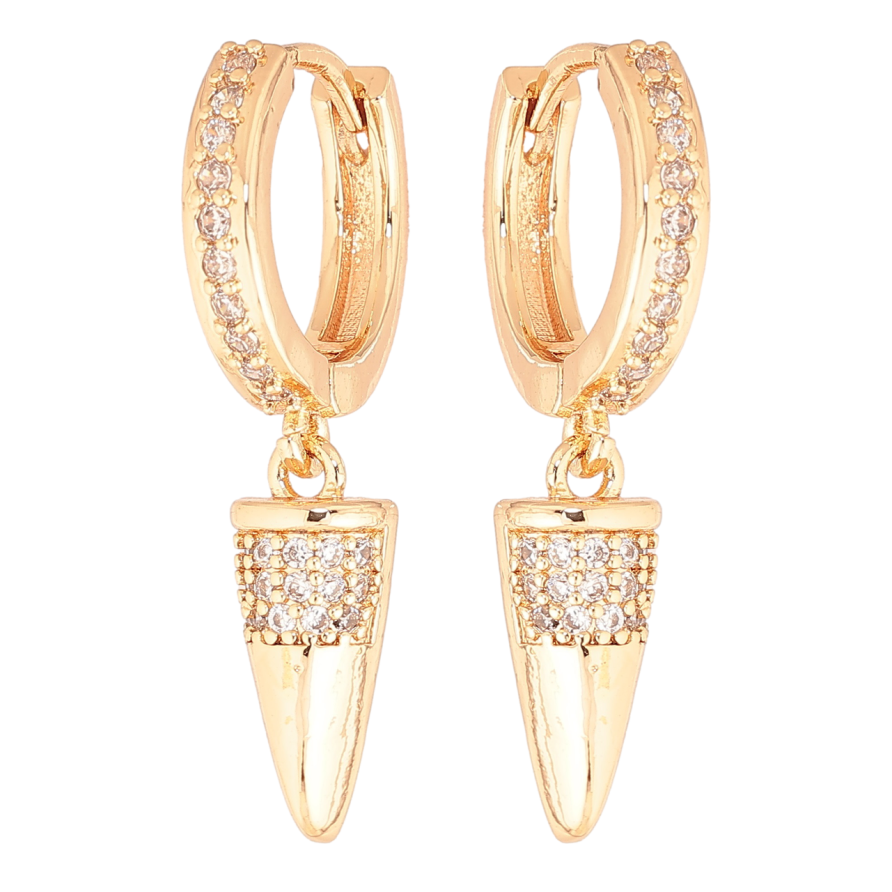 Сережки Xuping M&L Колір 18K підвіски на колечках «Декоративні підвіски з кристалами» фото №1