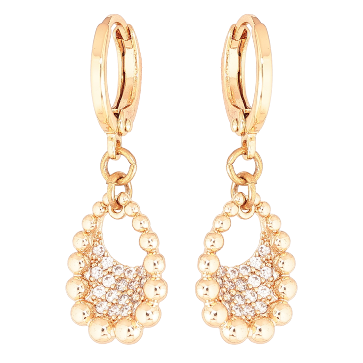 Серьги Xuping M&L Цвет 18K подвески на колечках Декоративные подвески с кристаллами фото №12