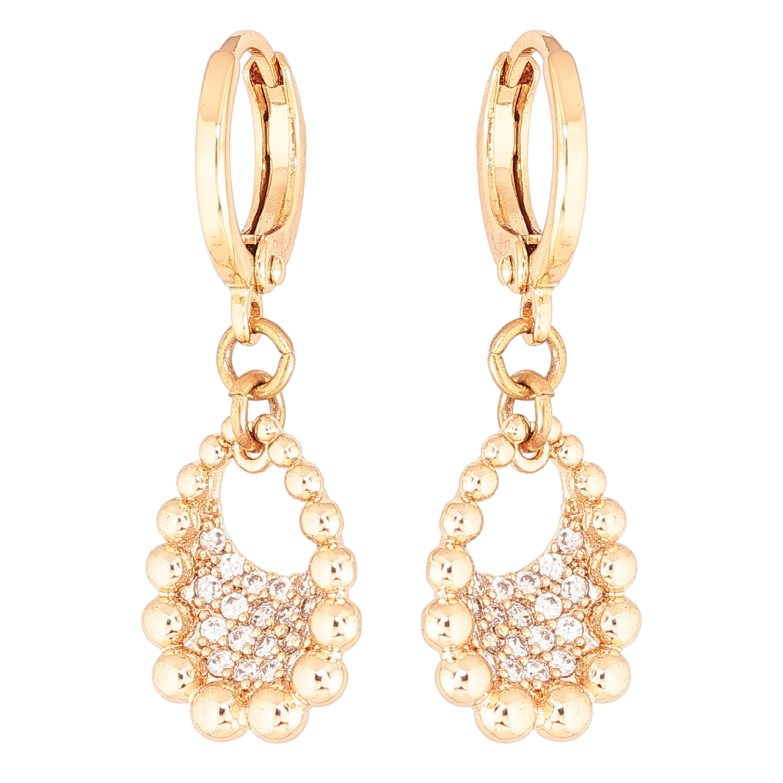 Серьги Xuping M&L Цвет 18K подвески на колечках Декоративные подвески с кристаллами фото №1