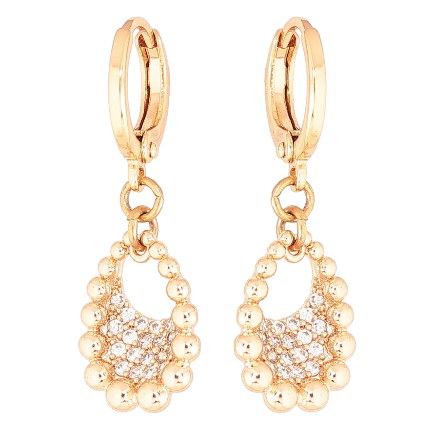 Серьги Xuping M&L Цвет 18K подвески на колечках Декоративные подвески с кристаллами фото №1