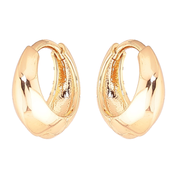 Серьги Xuping M&L Цвет 18K колечки Декоративные фото №5