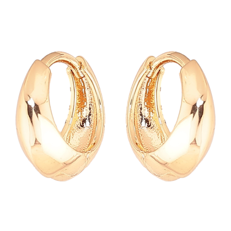 Серьги Xuping M&L Цвет 18K колечки Декоративные фото №1