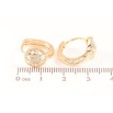 Серьги Xuping M&L Цвет 18K колечки Цветочный узор фото №2