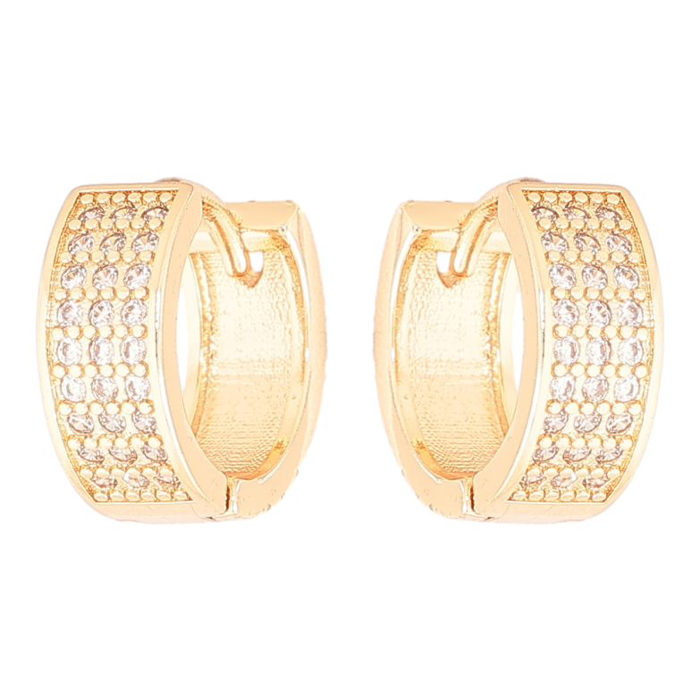 Сережки Xuping M&L Колір 18K колечка «Інкрустація кристалами» фото №11