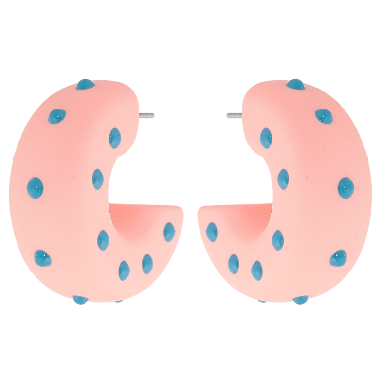 Серьги Xuping TTM Stainless Steel цвет Родий пусеты Обьемные дуги фото №15