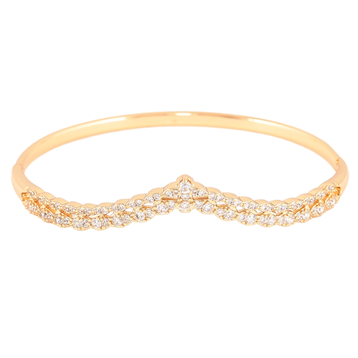 Браслет Xuping Позолота 18K «Інкрустація кристалами» ø 6см фото №17 Браслет Xuping Позолота 18K «Інкрустація кристалами» ø 6см фото №17