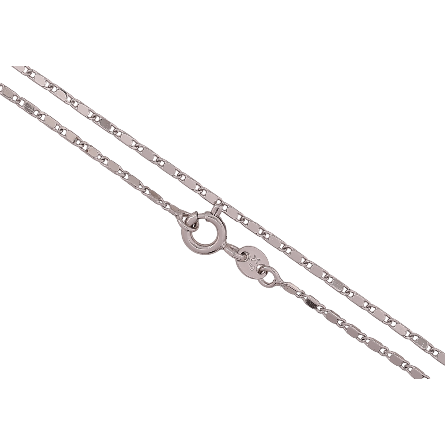 Ланцюжок Xuping Родій «Плетіння Морський ланцюг» довжина 45см х 1.5мм фото №1