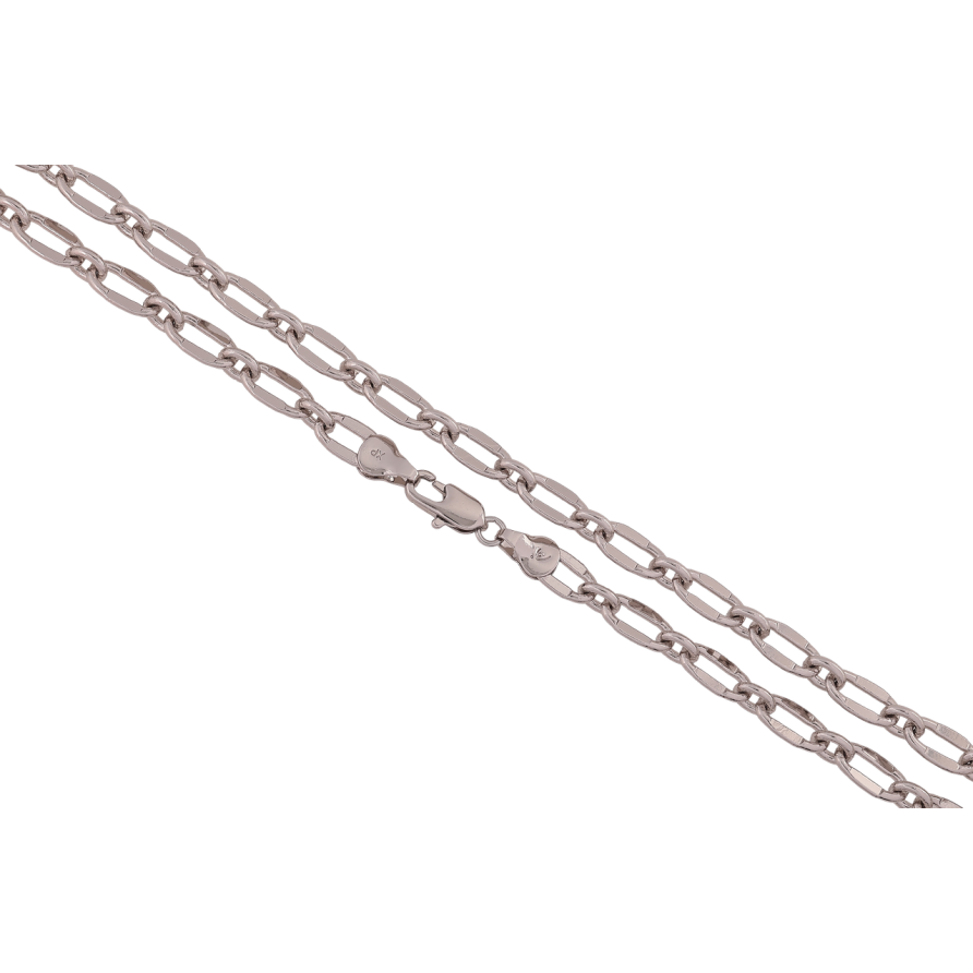 Ланцюжок Xuping Родій «Плетіння Фантазійне» довжина 50см х 6мм фото №1