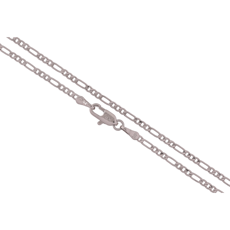 Ланцюжок Xuping Родій «Плетіння Фантазійне» довжина 55см х 2мм фото №1