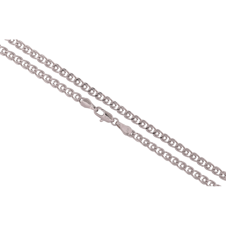 Ланцюжок Xuping Родій «Плетіння Лав» довжина 54см х 4мм фото №12