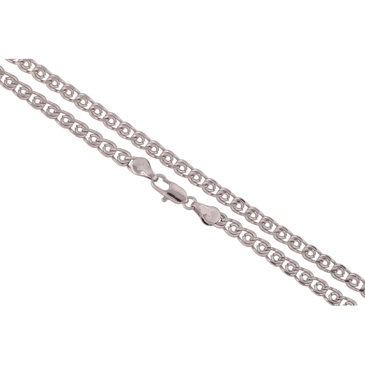 Ланцюжок Xuping Родій «Плетіння Лав» довжина 54см х 5мм фото №11