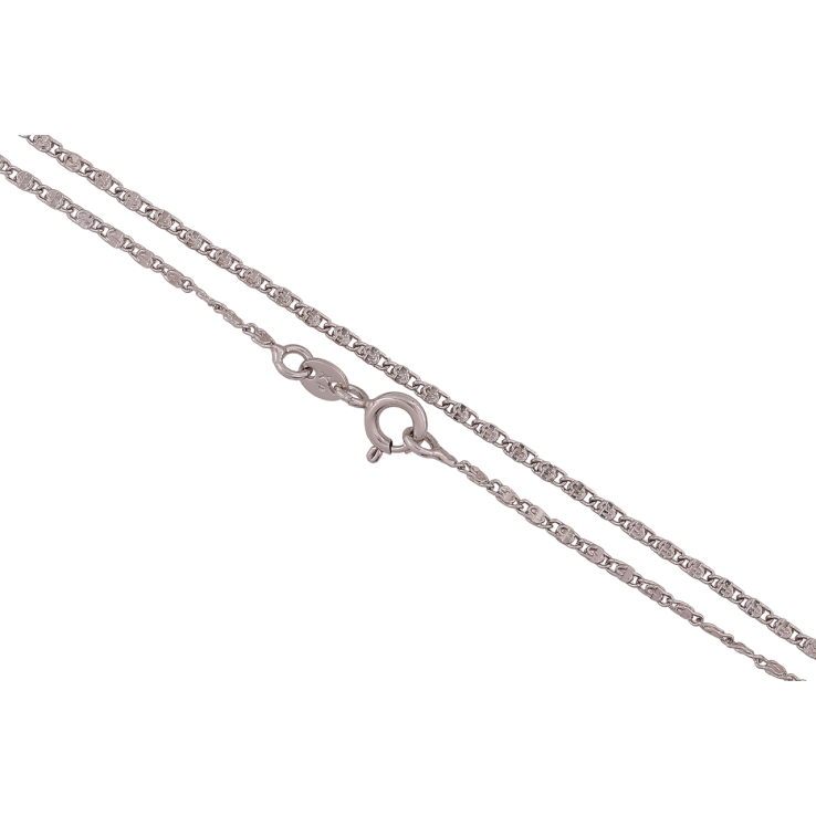 Ланцюжок Xuping Родій «Плетіння Равлик перекручений» довжина 45см х 2мм фото №10