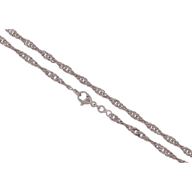 Цепочка Xuping Родий Плетение Сингапур длина 51см х 3мм фото №1